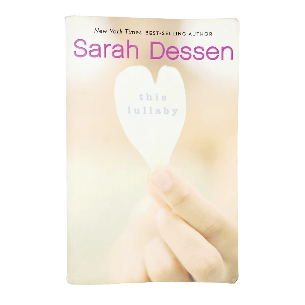 This Lullaby by Sarah Dessen Novel Love Faith Romantic Book Home Decor Office